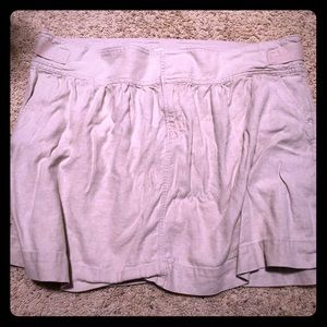 Old Navy | Flowy Khaki Mini Skirt, Size 16